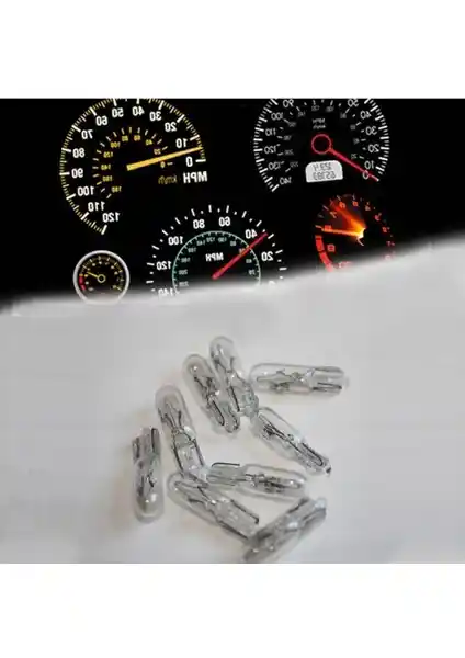 12V T5 1.2W Küçük Dipsiz Gösterge Ampulü ile Aracınızın İç Mekanını Yenileyin ve Güvenliği Artırın