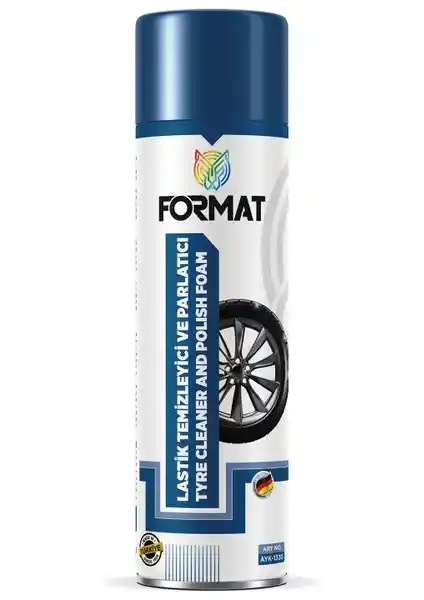 500 ml Lastik Temizleme Parlatıcı Sprey Otomobil ve Motosiklet Lastikleri İçin