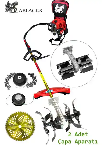 Ablacks Sırt Tırpan ve Toprak Çapalama Aparatı ile Tarımda Verimlilik Artışı