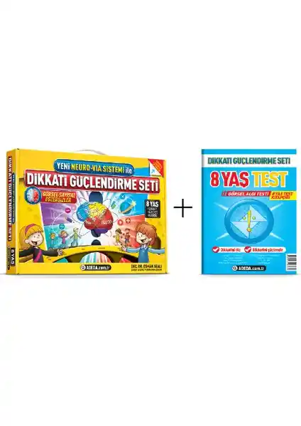 Adeda Neuro Via Dikkati Güçlendirme Setleri 8 ve 9 Yaş Çocuklar İçin Karşılaştırma