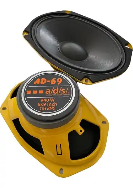 Ads Oval Midrange 940W Profesyonel Ses Ekipmanları İçin Güçlü ve Dayanıklı Tasarım