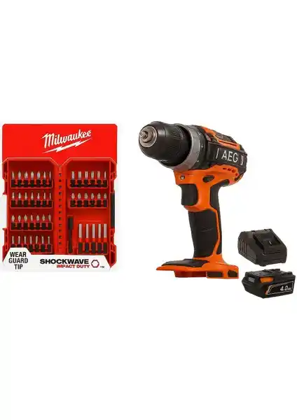 AEG BSB 18C2XLI-402CA: Güçlü ve Dayanıklı 18V Çift Akülü Darbeli Matkap