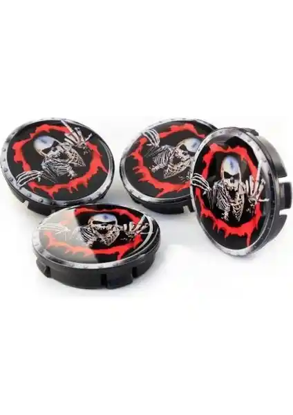 Aggressive Skull Tuning Damla Geçme Jant Göbeği: Modern ve Dayanıklı Otomobil Aksesuarı