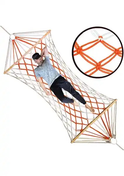 Ahsen Export Büyük Boy Hamak: Dayanıklı ve Konforlu Dış Mekan Dinlenme Ürünü