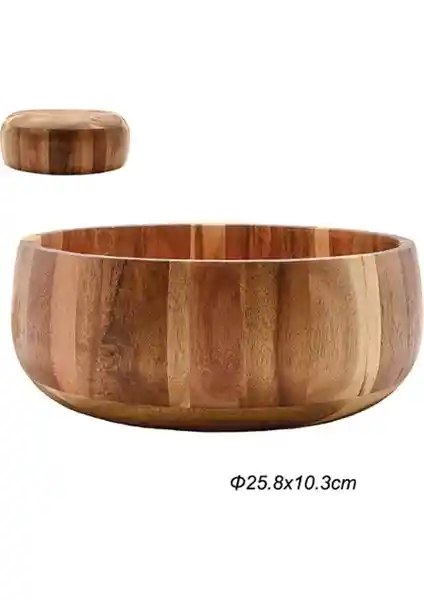 Akasya Yuvarlak Sunum Kasesi: Estetik ve İşlevsellik Bir Arada