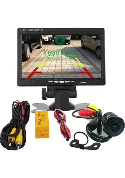 Alfaben Exvol 7 Inc HD Park Kamerası: Yüksek Çözünürlüklü Araç Güvenlik Çözümü