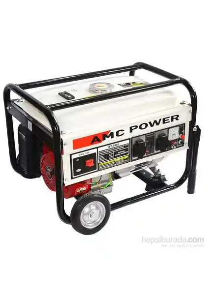 AMC Power BT-3800 Benzinli Jeneratör 3,5 KVA Taşınabilir ve Güçlü Çözüm
