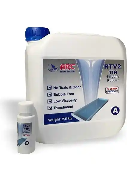Arc Arcmarin Rtv-2 1. Sınıf Kalıp Silikonu ile Yüksek Performans ve Çok Yönlü Kullanım