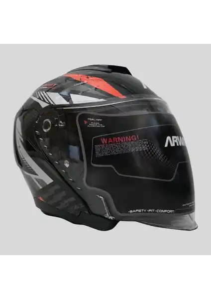 Arwic Street Model AR836 Yarım Motosiklet Kaskı Güvenlik ve Konforun Birleşimi