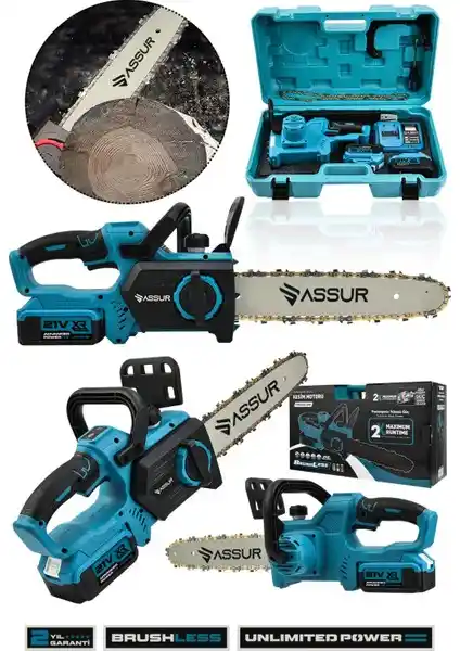 Assur 21V Çift Akülü Dal Ağaç Kesme Motoru Testere Makinesi İnceleme ve Kullanım Rehberi