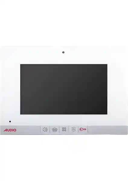 AUDIO 4.3 İnç Renkli Diafon Beyaz: Modern Güvenlik ve Konfor Çözümü