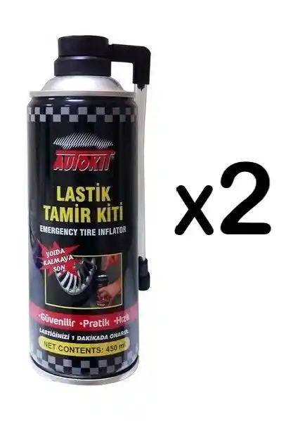 Autokit Lastik Tamir Kiti Sprey: Hızlı ve Güvenli Lastik Tamir Çözümü
