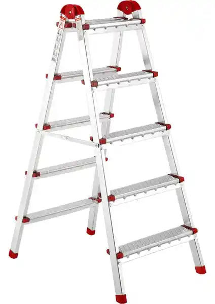 Ayyılz Hkm Ticaret Çift Taraflı Ev Tipi Merdiven Güvenli ve Pratik Kullanım İçin Uygun