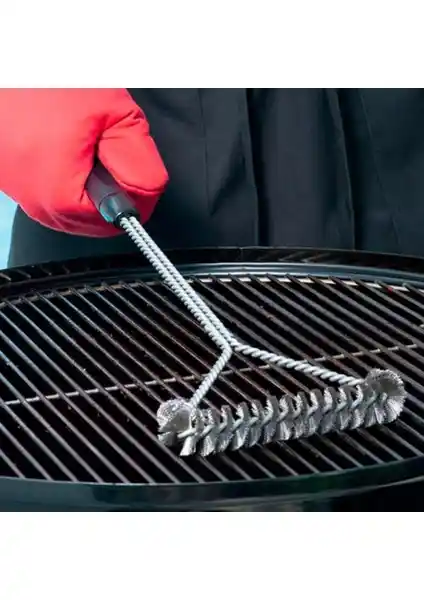 BakGelAl Paslanmaz Çelik Izgara Temizleme Fırçası Mangal ve Fırın Temizliğinde Etkili Çözüm
