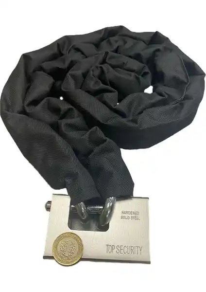 Baran Yapı Market 1.5 Metre Paslanmaz Çelik Zincirli Korumalı Motor Kilidi