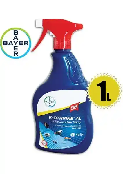 Bayer K-Othrıne Sprey 1000 ml ile Ev ve Ofislerde Etkili Haşere Mücadelesi