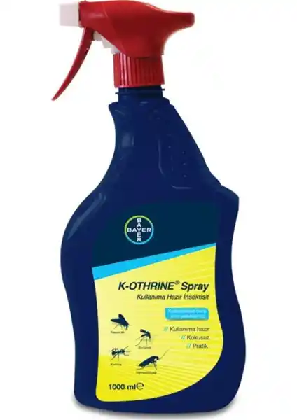 Bayer K-Otrine Haşere Spreyi: Güçlü ve Güvenilir Evde Böcek Kontrolü Çözümü