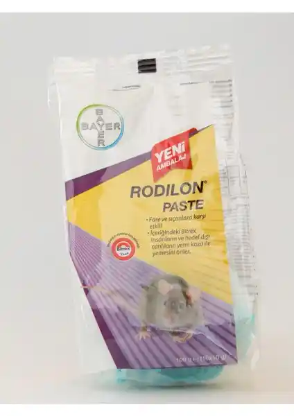 Bayer Rodilon Pasta 100 gr Fare Yemi ile Etkili ve Pratik Fare Kontrolü Çözümü