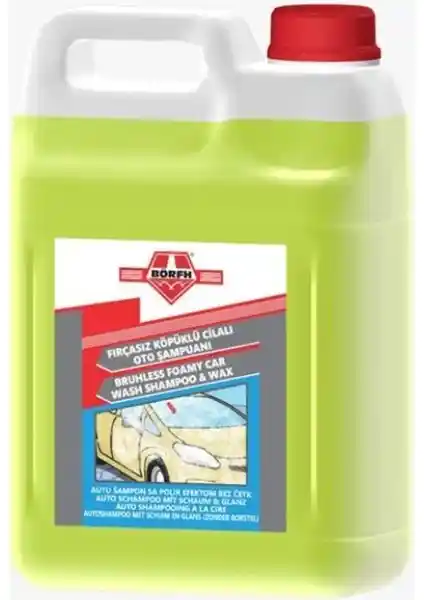 Börfh Fırçasız Köpüklü Cilalı Oto Şampuanı: Ekonomik ve Çiziksiz Temizlik İçin Uygun Çözüm