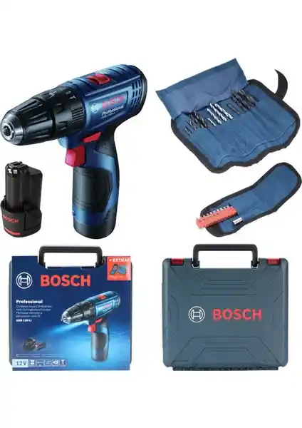Bosch GSB 120 LI Profesyonel Çift Akülü Darbeli Matkap ve Aksesuar Seti İncelemesi