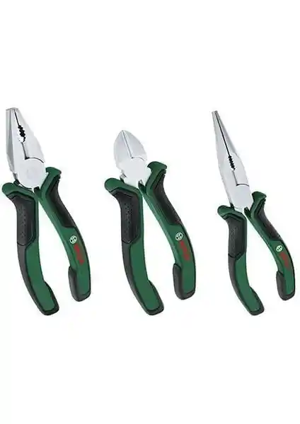 Bosch Pense Seti 3 Parça Ergonomik ve Çok Yönlü Kesim Araçları Ürün Tanıtımı