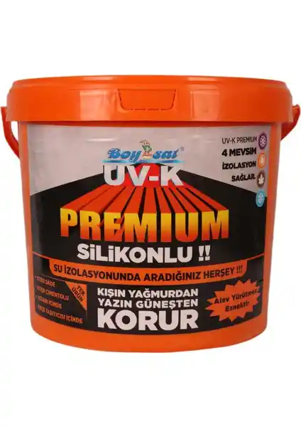 Boysat UV-K Premium Silikonlu Su İzolasyon Boyası: Dayanıklı ve Çok Yönlü Yalıtım Çözümü