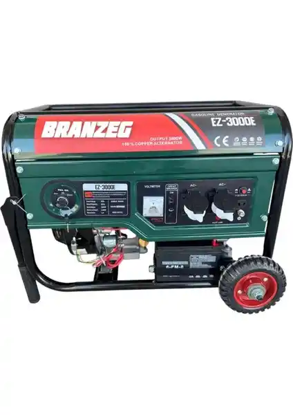 Branzeg 3.5 Kw Benzinli Jeneratör: Güçlü ve Güvenilir Taşınabilir Enerji Kaynağı