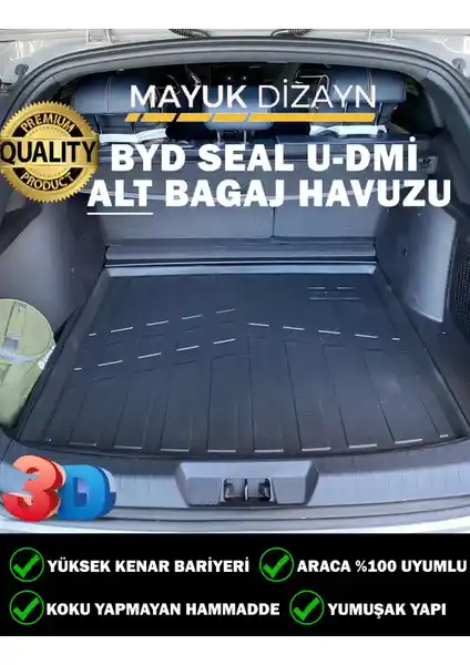BYD SEAL U DM-İ 2023-2025 Model Araçlar İçin Özel 3D Alt Bagaj Havuzu Ürün Tanıtımı