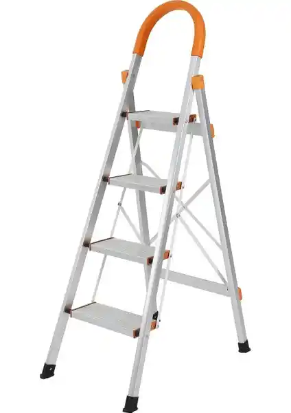 Cardilife Paslamaz Alüminyum 4 Basamaklı Merdiven: Dayanıklı ve Estetik Tasarım