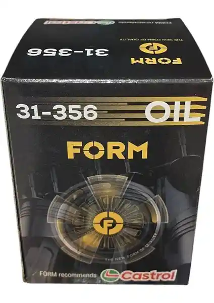 Castrol 31-356 Yağ Filtresi Ford Fiesta, Focus C-Max ve Fusion için yüksek performanslı çözüm