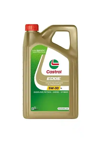 Castrol Edge 5W-30 LL 5 Litre Motor Yağı ile Motor Performansınızı Artırın ve Koruma Sağlayın