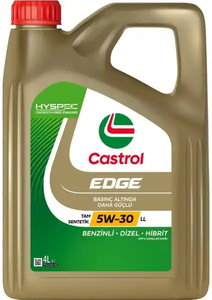 Castrol Edge 5W-30 LL Tam Sentetik DPF Motor Yağı Performans ve Güvenilirlik