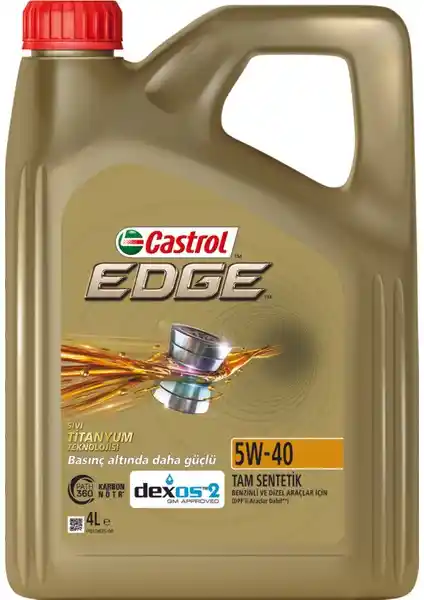 Castrol Edge 5W-40 Tam Sentetik Motor Yağı Performans ve Koruma Özellikleri