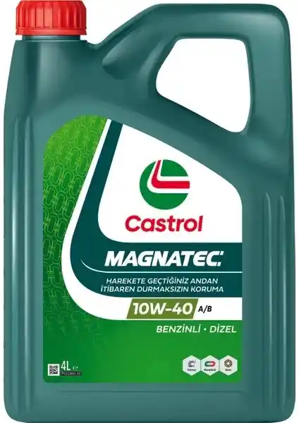 Castrol Magnatec 10W40 4 Litre Motor Yağı: Yüksek Performans ve Güçlü Koruma Sağlar