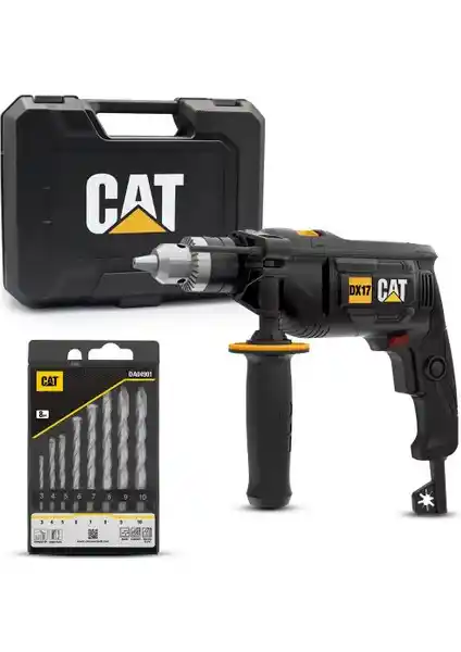 CAT DX17.1 750W Profesyonel Darbeli Matkap: Güçlü ve Dayanıklı İş Aracı