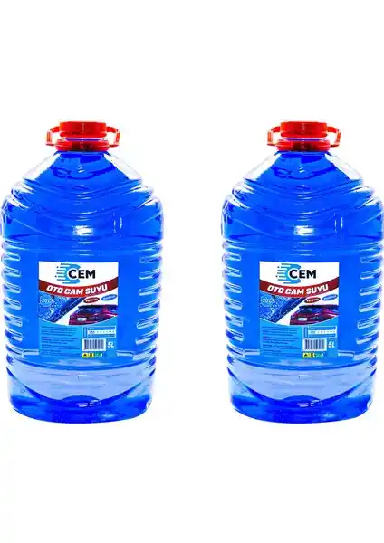 Cem CAR CARE Cam Suyu 5 LT Antifriz İçerikli -20°C Güçlü Kış Koruma ve Temizlik Ürünü