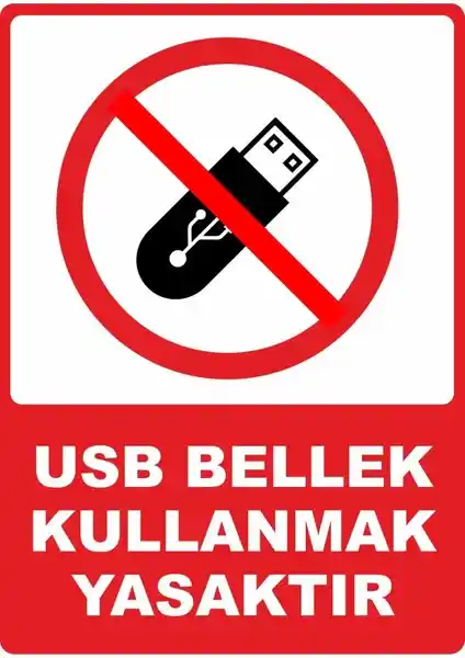 Çevre Dostu Güvenlik Uyarı Levhası 25x35 cm PVC Malzeme ile Uzun Ömürlü Kullanım