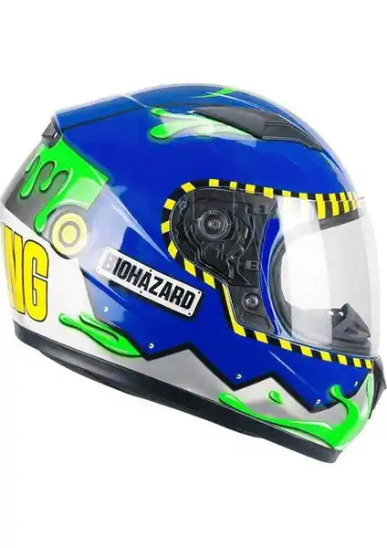 CGM 265R Lucky Bio Çocuk Kapalı Motosiklet Kaskı Güvenlik ve Konfor Özellikleri