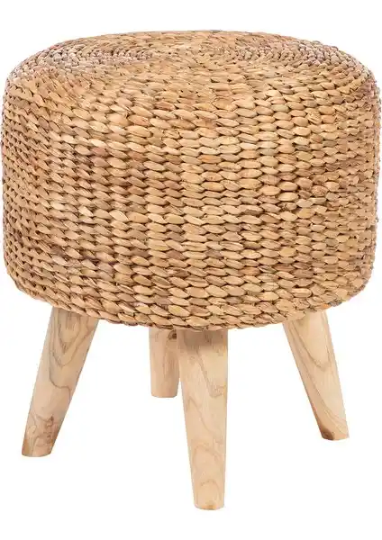 Chakra Icon Tabure 45 Natural: Modern ve Sürdürülebilir Ahşap Dekorasyon Parçası