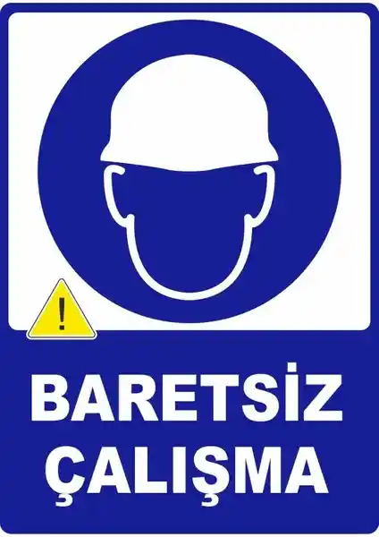 ChicArt Tasarım Stüdyosu PVC Uyarı Levhası Güvenlik ve Bilgilendirme İçin Dayanıklı Çözüm