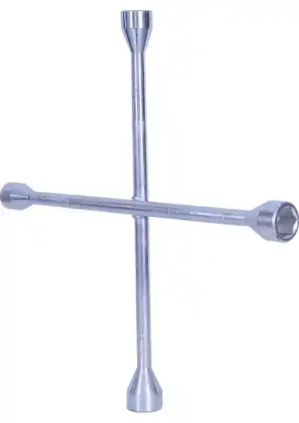 Çınartech 4'lü Çelik Uçlu Bijon Anahtarı: Dayanıklı ve Çok Yönlü Otomotiv Araç Gereci