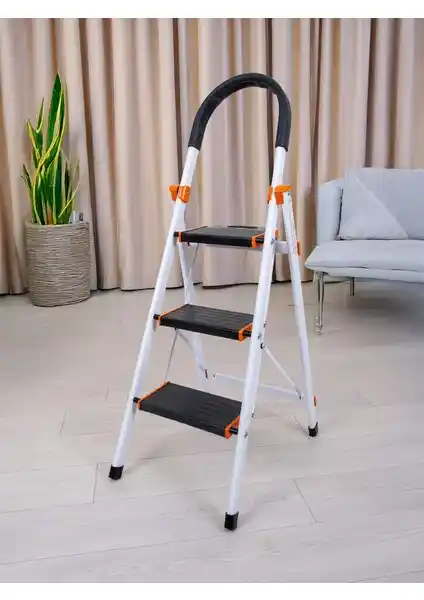 Cıngıllıoğlu Hauslife 3 Basamaklı Ev ve İş Merdiveni Güvenli ve Dayanıklı Tasarım