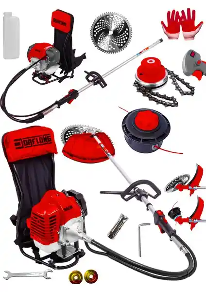 Daflong Sırt Tipi Benzinli Ot Çalı Tırpanı: Güçlü ve Ergonomik Bahçe ve Tarla Makinesi