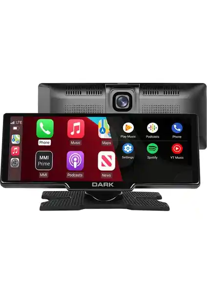 Dark 10.26 inç IPS Ekranlı Çok Fonksiyonlu Araç Multimedya Ünitesi