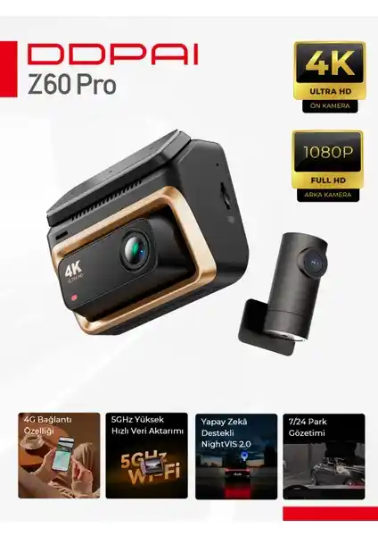 Ddpai Z60 Pro Dual Araç İçi Kamera Güvenlik ve Bağlantı Teknolojilerinde Yeni Standart