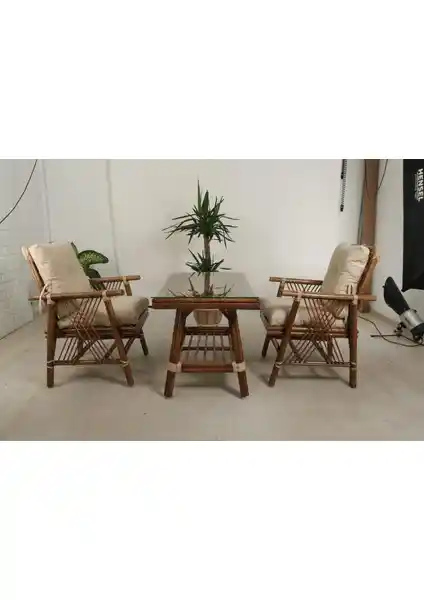 Dekorzade 2 Kişilik Balkon Bahçe Teras Seti: Dayanıklı ve Şık Tasarım Özellikleri