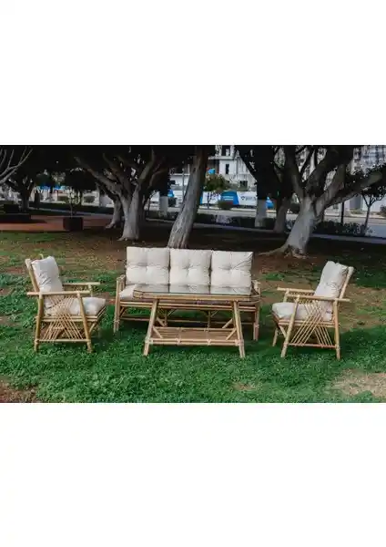 Dekorzade Defne 5 Kişilik Bambu Bahçe ve Teras Oturma Grubu Ürün İncelemesi