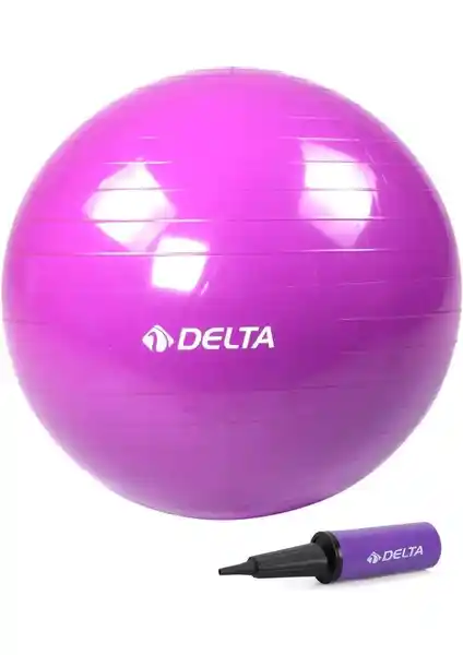 Delta 55 cm Mor ve Delta 65 cm Fuşya Pilates Topları Karşılaştırması
