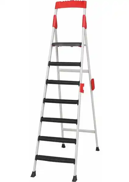 Devecioğlu Noax 6+1 Geniş Basamaklı Ev ve İş Merdiveni Güvenli ve Dayanıklı Tasarım