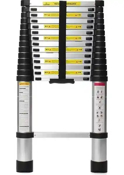 Ebax 10 Basamaklı Teleskopik Merdiven Güvenli ve Pratik Kullanım İmkanı Sunar